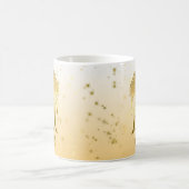 Gold Gemini Astrology Horoscope Zodiac Sign Koffiemok (Center)