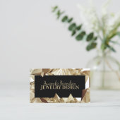 Gold Gemstone Diamond Jeweler Design Visitekaartje (Staand voorkant)