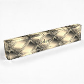 Gold Geometric Abstract Naambordje