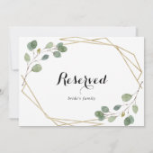 Gold Geometric Calligraphy Weddenschap Reserved Si (Achterkant)