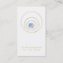 *~* Gold Geometric Cosmic Sacred Geometry Boho Visitekaartje