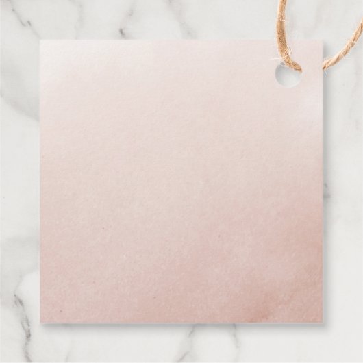 Gold Geometric Herfst Flowers Weddenschap Hartelij Bedankjes Labels (Achterkant)