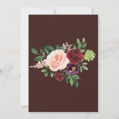 Gold Geometric Spring Calligraphy Couples Shower Kaart (Achterkant)