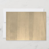 Gold Ginkgo Leaves White Hartelijk dank Kaart (Achterkant)