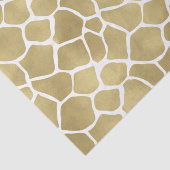 Gold Giraffe afdrukken Tissuepapier (Detail)