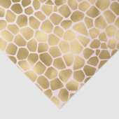 Gold Giraffe afdrukken Tissuepapier (Detail)