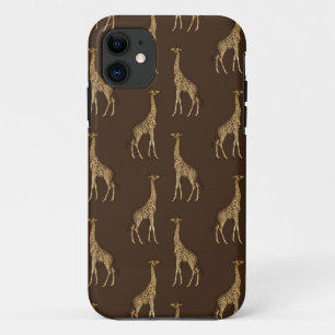 Gold Giraffe African Safari Chic Stylish Case-Mate iPhone Case