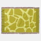 Gold Giraffe Texture Throw Blanket Deken (Voorkant)