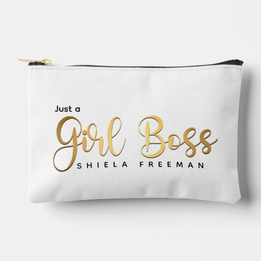 Gold Girl baas Beste baas OOIT Beste naam toevoege Etui (Voorkant)