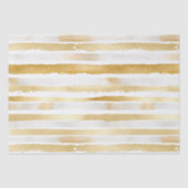 Gold Glam Abstract Stripes Verjaardag Tissuepapier (Voorkant)