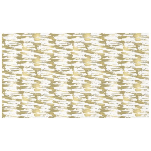 Gold Glam Abstract Tafelkleed (Voorkant (Horizontaal))
