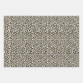Gold Glam Black Leopard Print Inpakpapier Vel (Voorkant 3)