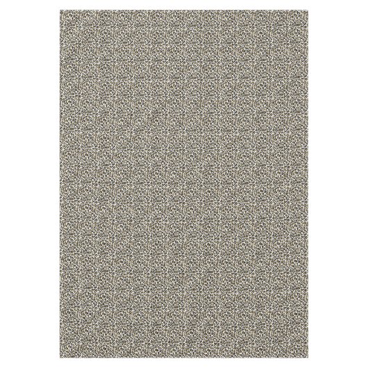 Gold Glam Black Leopard Print Tafelkleed (Voorkant)