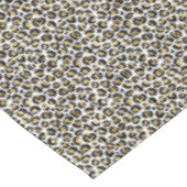 Gold Glam Black Leopard Print Tafelkleed (Gekanteld)