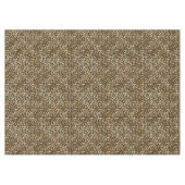 Gold Glam Black Leopard Print Tafelkleed (Voorkant (Horizontaal))