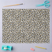 Gold Glam Black Leopard Print Tissuepapier (Craft)