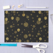 Gold Glam Bokeh Confetti Stippen Tissuepapier (Craft)