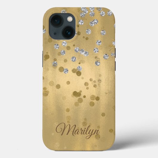 Gold Glam Case-Mate iPhone Case (Achterkant)