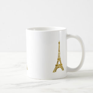 Gold Glam Eiffel Tower Koffiemok