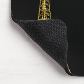 Gold Glam Eiffel Tower Muismat (Hoek)