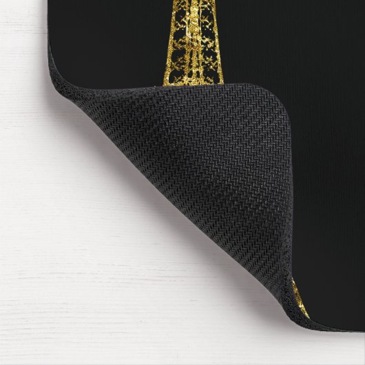 Gold Glam Eiffel Tower Muismat (Hoek)