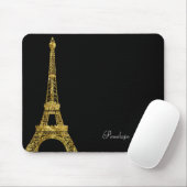 Gold Glam Eiffel Tower Muismat (Met muis)