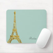 Gold Glam Eiffel Tower Muismat (Met muis)