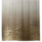 Gold Glam Gilded Brush Modern Elegance Douchegordijn (Voorkant)