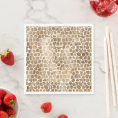 Gold Glam Giraffe afdrukken Servet (Insitu)