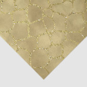 Gold Glam Giraffe afdrukken Tissuepapier (Detail)