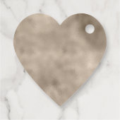 Gold Glam Glitter Bedankjes Labels (Achterkant)