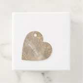 Gold Glam Glitter Bedankjes Labels (In situ)