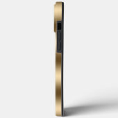 Gold Glam Glitter Hoesje-Mate iPhone Case (Achterkant / Links)