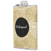 Gold Glam Glitter Leopard Print Heupfles (Links)