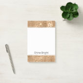 Gold Glam Glitter Leopard Print Post-it® Notes (Kantoor)
