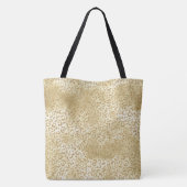 Gold Glam Glitter Leopard Print    Tote Bag (Achterkant)