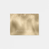 Gold Glam Glitter Post-it® Notes (Voorkant)