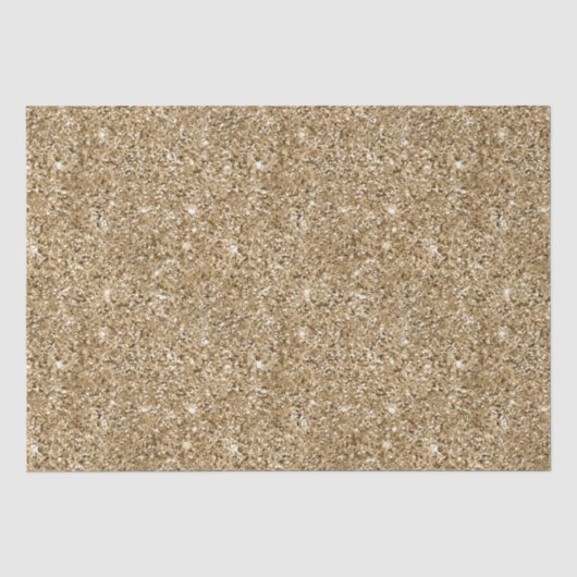 Gold Glam Glitter Tissuepapier (Voorkant)