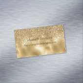 Gold Glam Glitz Glitter Magnetisch Visitekaartje (Voorbeeld)