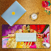Gold Glam Initiaal W Monogram Motivatie Abstract Bureaumat