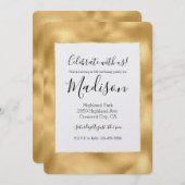 Gold Glam Kaart (Voorkant / Achterkant)