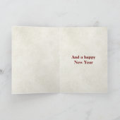 Gold Glam kerstboom Kaart (Binnen)