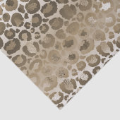 Gold Glam Leopard Animal Print Tissuepapier (Detail)