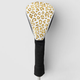 Gold Glam Leopard Print Golfheadcover