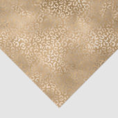 Gold Glam Leopard Print Tissuepapier (Detail)