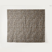 Gold Glam Leopard Print Wandkleed (Voorkant (horizontaal))