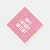  Gold Glam Roze Abstract Servet (Hoek)