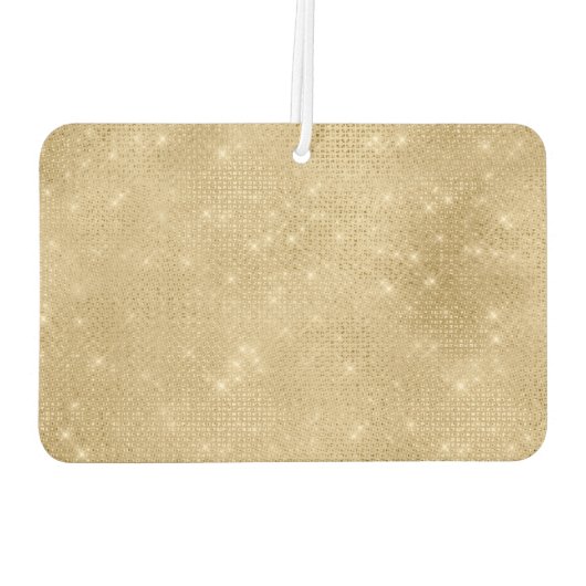 Gold Glam Sparkle Monogram Luchtverfrisser (Achterkant)