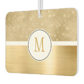 Gold Glam Sparkle Monogram Luchtverfrisser (Links)