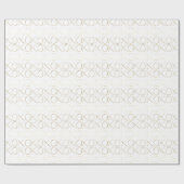 Gold Glam XOXO Cadeaupapier (Vlak)